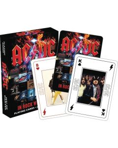 AC/DC In Rock We Trust Playing Cards