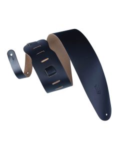 Levy's Genuine Leather Bass Strap – Black Classics Series – 3-1/2″ Wide