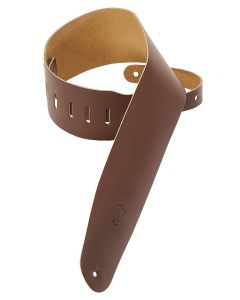 Levy's Genuine Leather Bass Strap – Brown Classics Series – 3-1/2″ Wide