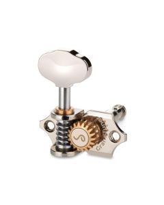 Schaller GrandTune Tuning Machines 3 Left + 3 Right, Nickel