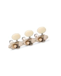 Schaller GrandTune Classic Hauser Tuning Machines [Satin Pearl/Polybone]
