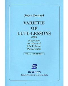 Varietie of Lute Lessons, Volume 5 - Galliards