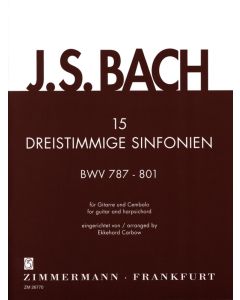 15 Dreistimmige Sinofonien, BWV 787-801