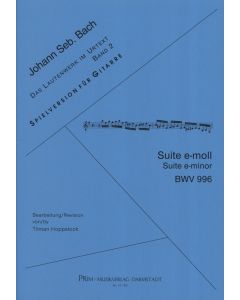 Lute Suite No. 2 in E minor, BWV 996