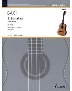 3 Sonatas, BWV 1001, 1003, 1005