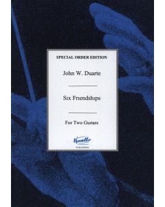 6 Friendships For Two Guitars
