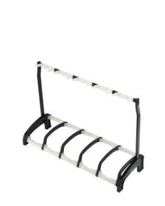 K&M 17515-016-00 Five guitar stand "Guardian 5" [Black with Translucent support elements]
