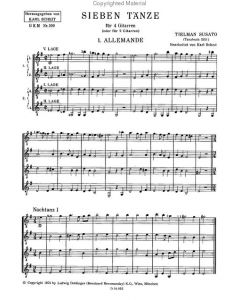 Sieben (7) Tanze