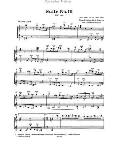 Suite #3, BWV 820