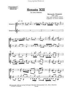 Sonata XIII in A Minor