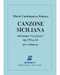 Canzone Siciliana, Op. 170 #33