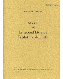 Le Second Livre De Tablature