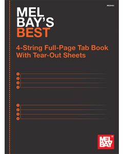 4-String Full-Page Tab Book