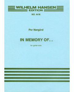 In Memory of...