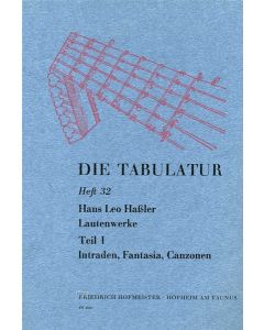 Lautenwerke, Book 1 "Intraden, Fantasia, Canzonen"