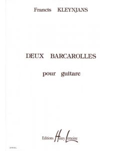 Deux (2) Barcarolles