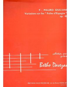 Variazioni, Op. 45 "sur Folies D'Espagne"