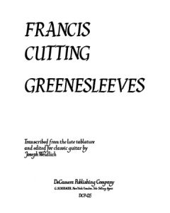 Greensleeves