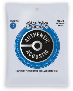 Martin MA550 Phosphor Bronze SP Acoustic Guitar Strings