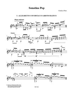 Sonatina Pop
