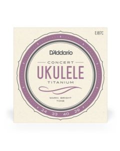 D'Addario EJ87C Titanium Ukulele Strings, Concert
