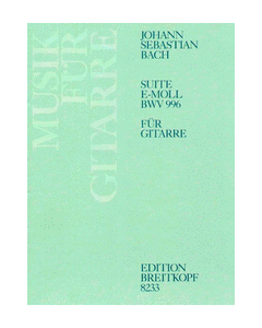 Suite in E minor, BWV 996