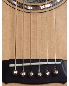 John Pearse King Pins - Brass with Ebonite and Pearl French Eye