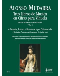 Tres Libros de Musica, Volume 3