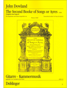 The Second Booke of Songs or Ayres