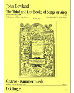 The Third & Last Book of Songs or Aires & Supplement