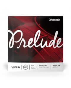 D'Addario Prelude Violin String Set, 3/4 Scale, Medium Tension