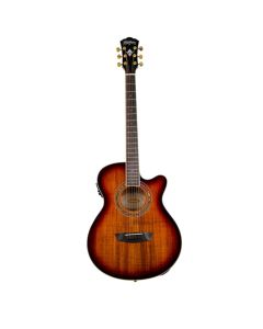 Washburn EA55G-A Festival Series Cutaway Acoustic/Electric Guitar - Koa Burst