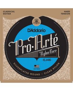 D'Addario EJ46 Pro-Arte Nylon Classical Guitar Strings, Hard Tension