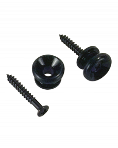 Metal Guitar Strap Button - Black
