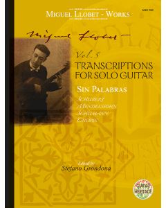 Llobet Guitar Works, Volume 5 - Solo Transcriptions II
