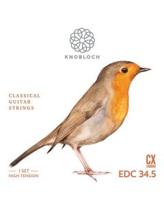 Knobloch EDC34.5 Erithacus Double Silver - Carbon Classical Guitar Strings [High Tension]
