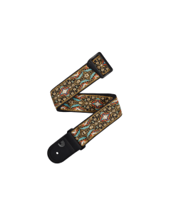 D'Addario Eco Persian Woven Guitar Strap, Black
