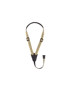 D'Addario Cradle Ukulele Strap [Paisley Yellow/Purple]