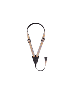 D'Addario Cradle Ukulele Strap [Paisley Grey/Oange]