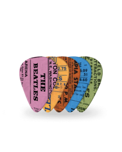 The Beatles 1964 Tour Ticket Stubs Guitar Picks [.70mm]