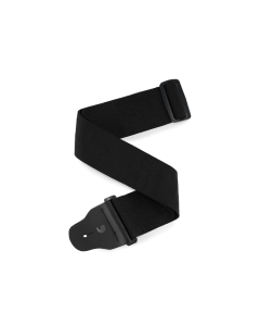 D'Addario 74T000 Bass Guitar Strap w/ Internal Pad, Black, 3 inches wide