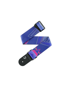 D'Addario 50RUN81 Outrun Polyester Guitar Strap - Prism