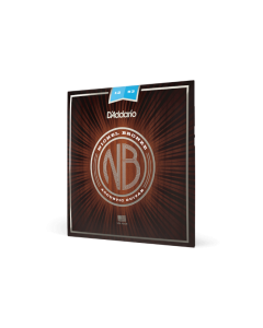 D'Addario NB1253 Nickel Bronze Acoustic Guitar Strings - 12-53 Light Tension