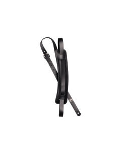 D'Addario 19JL00 John Lennon Signature Strap [Black Leather] w/Pad