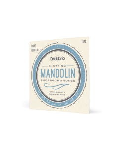 D'Addario EJ73 Mandolin Strings, Phosphor Bronze, Light, 10-38