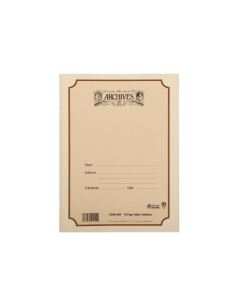Archives Standard Bound Manuscript Paper Book
