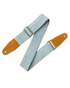 Levy's Denim Guitar Strap - Light Blue Wash