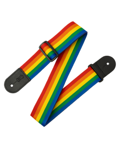 Levy's 2" Polyester Guitar Strap - Rainbow