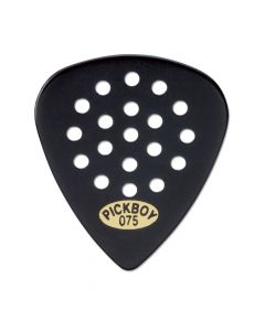Pickboy Pos A Grip Black Celluloid Guitar Pick .75mm