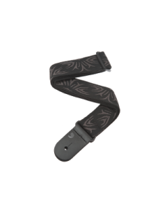 D'Addario Woven Guitar Strap, Black/Grey Tattoo